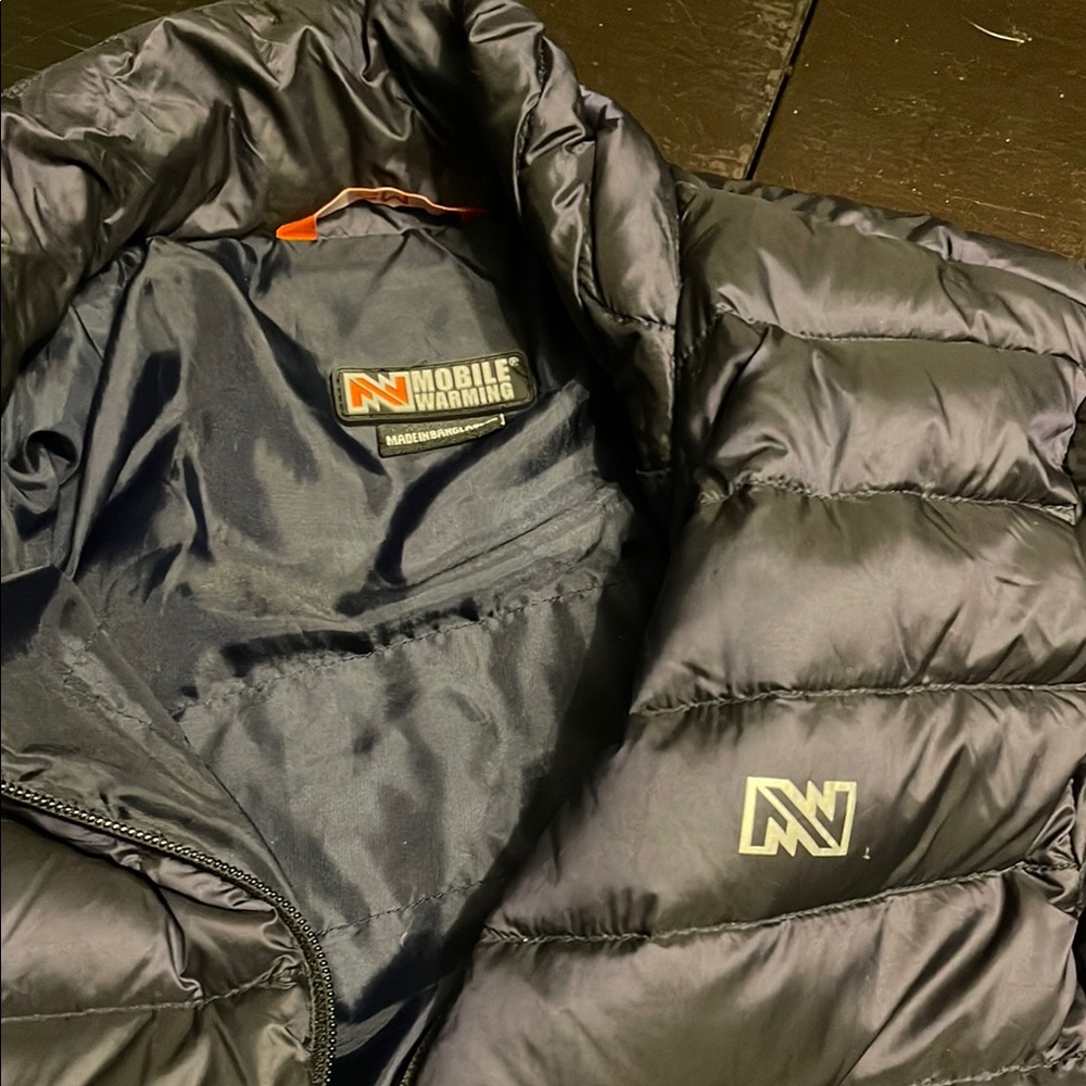 NMobile Warming Black Puffer Jacket
